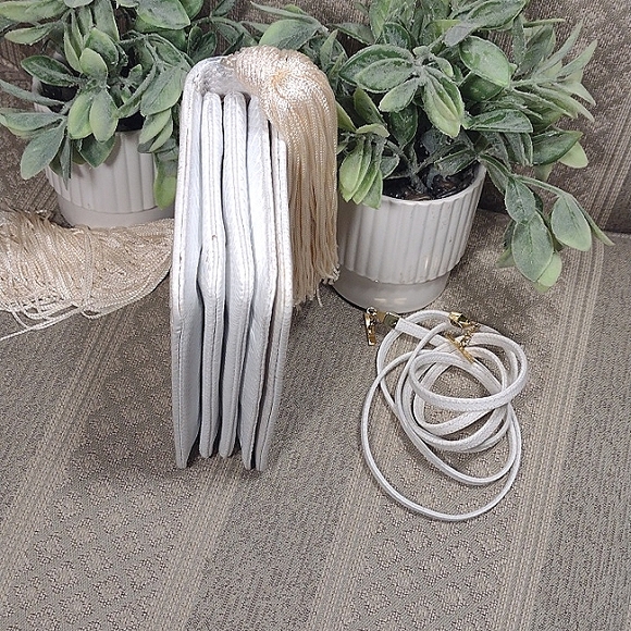 Vintage Judith Leiber Embroidered Tassel Crossbody Clutch Bag - Picture 14 of 16